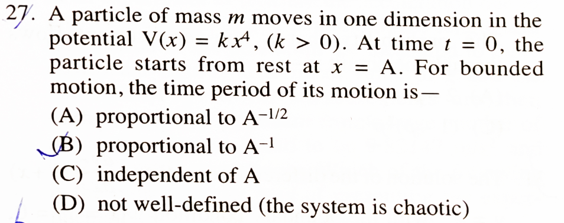 CSIR UGC NET Physical Science June 2019 Solution Part B (Question =7/55)| Physics Plus